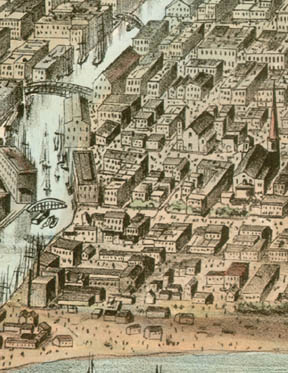 Detail of Chicago map