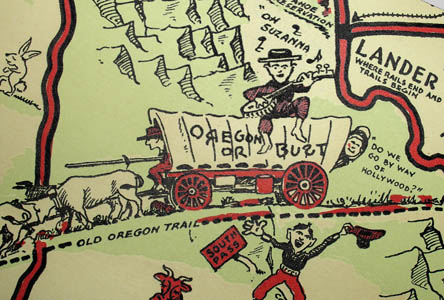 Detail of Old Oregon Trail