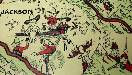 Detail of Jackson Dude Ranch