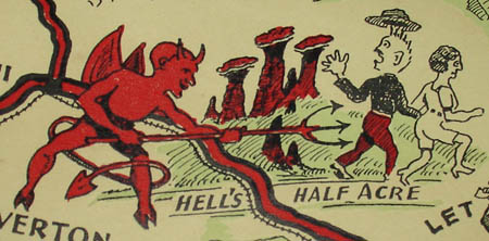 Detail of Hell's Half Acre