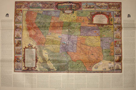 A Map of Exploration in the Spanish Southwest 1528-1793