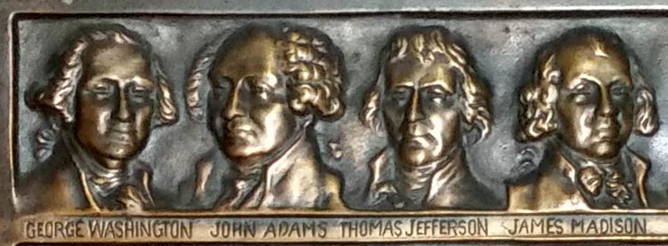 Presidents Bronze Plaque