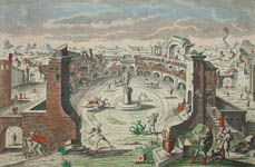 Pair of prints of Wonders of the World