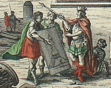 Detail of Pyramids of Egypt