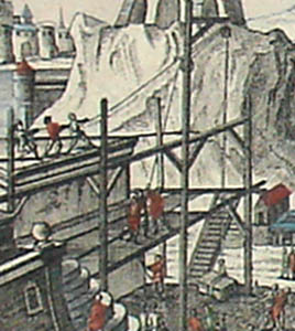 Detail of Pyramids of Egypt