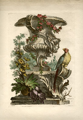 Vase, d'apres A. Peyrotte, &eacute;poque Louis XV