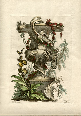Vase, d'apres A. Peyrotte, époque Louis XV