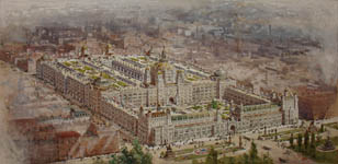 Architectural Rendering of Proposed Chicago Merchant's Association