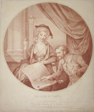 Shylock and Portia