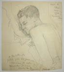 Jean Cocteau, Young Man Sleeping, China Sea, May 1936