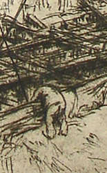 Detail of Number 1 Wall Street