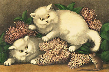 Currier and Ives cats