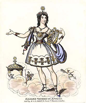 Madame Vestris as Apollo