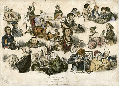 Natural History Collectors Caricature - Matters of Taste No. 1