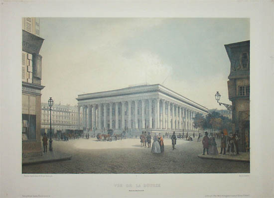 Vue de la Bourse