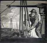 Dohanos Oil Field Worker