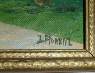 Entrance to Coral Gables Signature of Artist