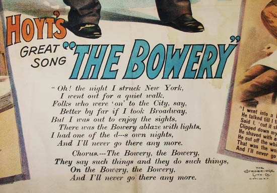 Hoyt's A Trip to Chinatown detail