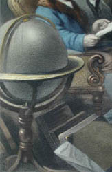 detail with globe