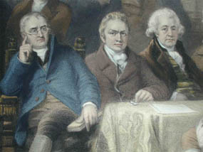 detail of British scientists