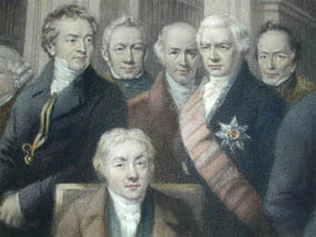 detail of British scientists