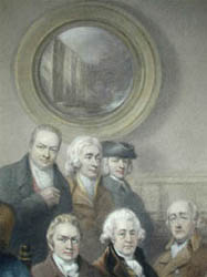detail of British scientists