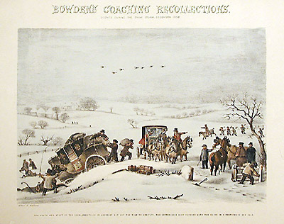 The Birmingham Mail Stopt by the Snow, Assistance in Prospect But Not The Time to Hesitate, the Letter-Bags Sent Forward with the Guard in a Post-Chaise and Four