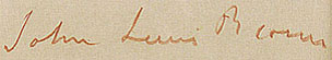 J.L. Brown signature