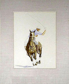 Polo Player (Blue Jersey)