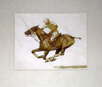 Polo Player (Horse in Flight)