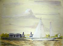 Sir Francis Chichester Arriving at Greenwich