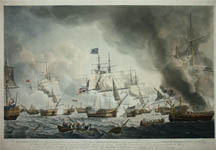 Battle Between Dutch and British Fleets