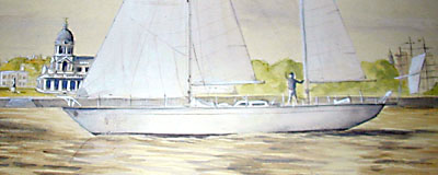 Sir Francis Chichester Arriving at Greenwich