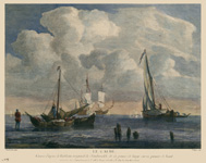 Le Calme, hand-colored engraving