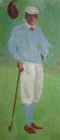 Fadeaway Golfer detail