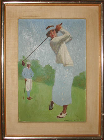 Fadeaway Golfer detail