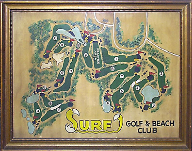Surf Golf and Beach Club Map