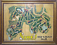 Surf golf beach club map