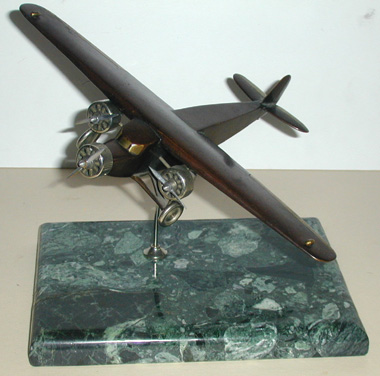 Small Bronze Plane Model