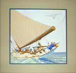 Palm Beach Life Yachting Cover Illustration