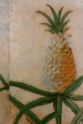 Pineapple wall painting