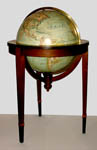 J. Forest French Art Deco Floor Globe