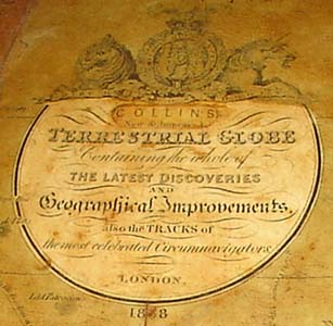 Collins Globe Cartouche