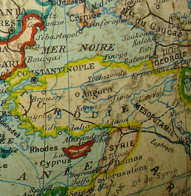 Detail of globe