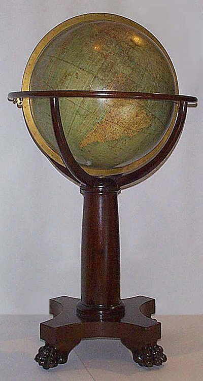 Johnston 18-inch Empire Paw-foot globe