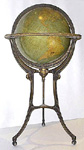 Johnston/Hammett 18-Inch Art Nouveau Floor Globe