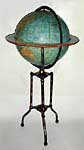 Sears Roebuck Tubular Zebra-stripe Floor Globe