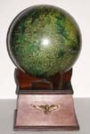green lunar globe