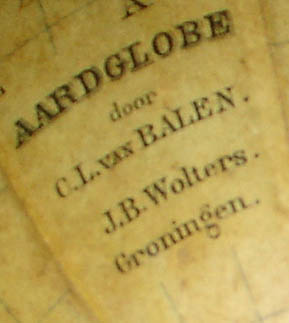 Dutch Student Terrestrial Globe