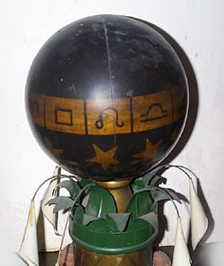 detail: celestial globe